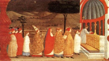  des - Miracle de la scène d’hostie profanée 3 début de la Renaissance Paolo Uccello